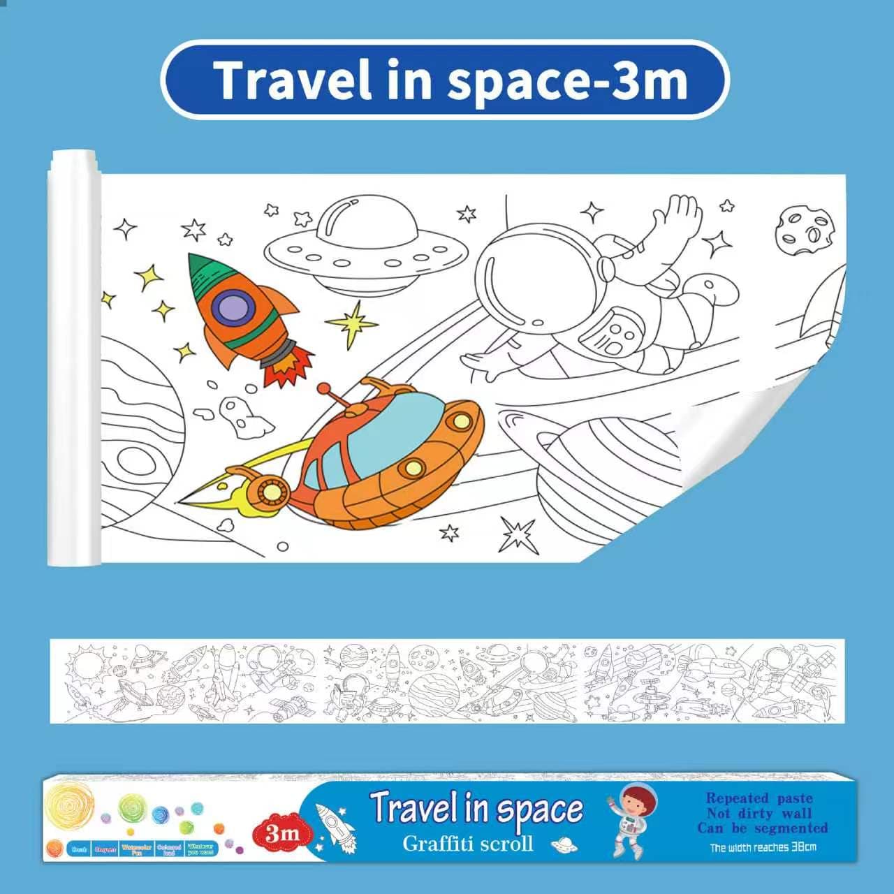 Graffiti Scroll – Travel in Space — imagem 1