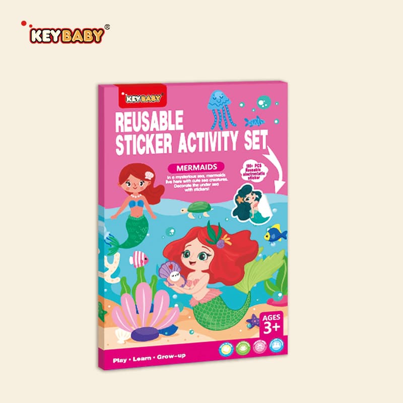 Reusable Sticker Activity – Mermaids — imagem 1