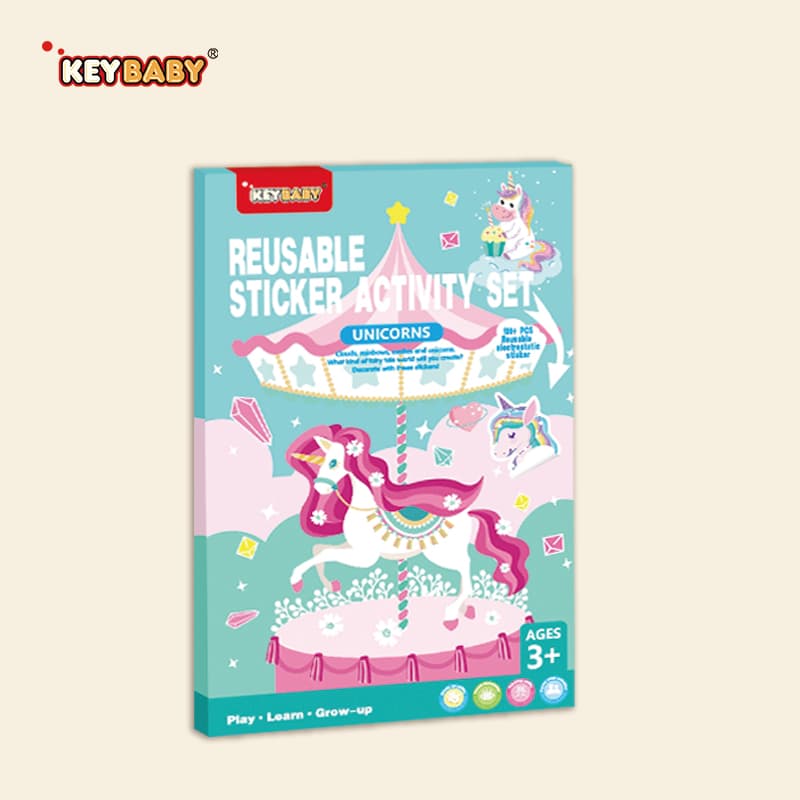 Reusable Sticker Activity – Unicorns — imagem 1