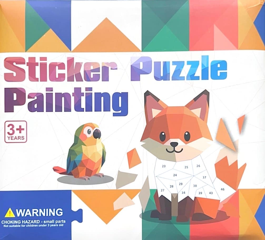 Sticker Puzzle Painting – Animais — imagem 1
