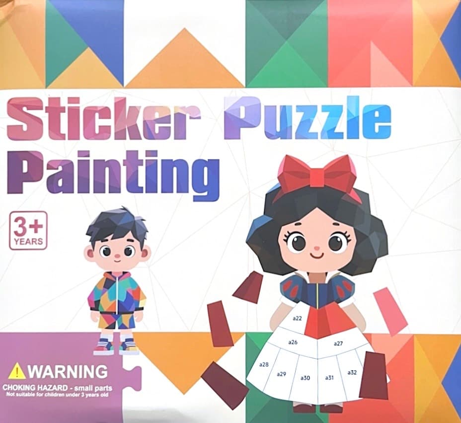 Sticker Puzzle Painting – Personagens — imagem 1