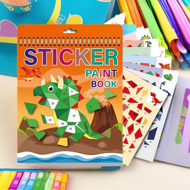 Sticker Puzzle Painting – Tipo 4, Estilo 2 — imagem 1